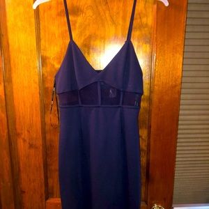 Mini navy dress